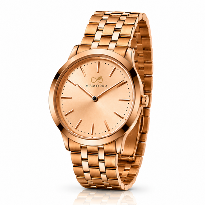 Luxury Gold Stainless Steel Analog Wrist Watch