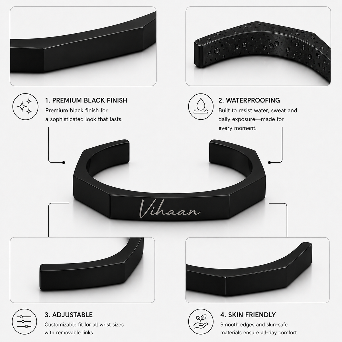 Memo Cuff - Black