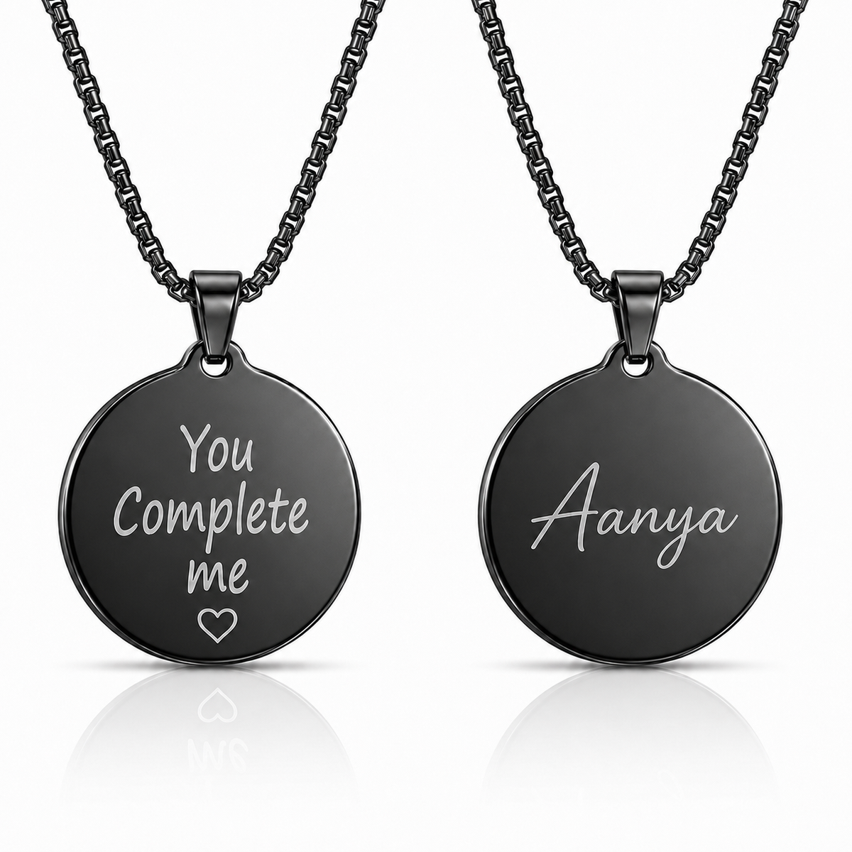 Memo Aura Pendant - Black Rhodium