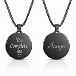 Memo Aura Pendant - Black Rhodium