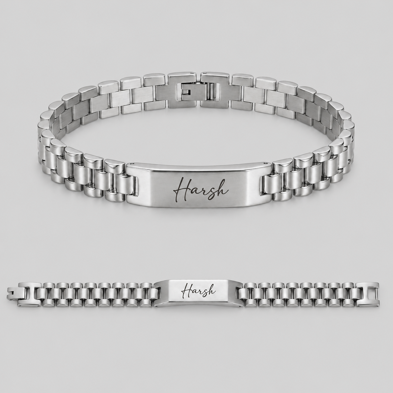 Custom Name Bar Bracelet
