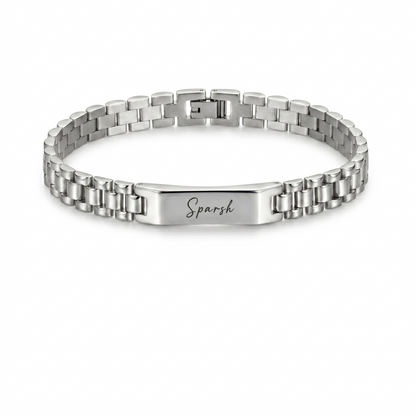 Personalized Women's Stainless Steel Name Bracelet
