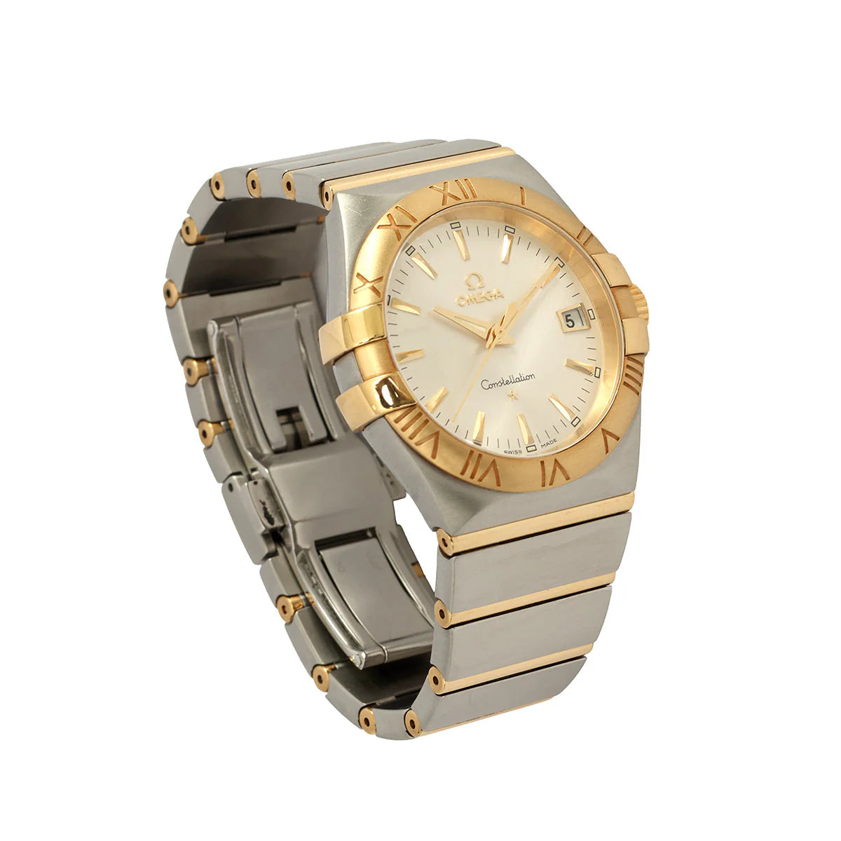 OMEGA CONSTELLATION WATCH IN 18K GOLD AND